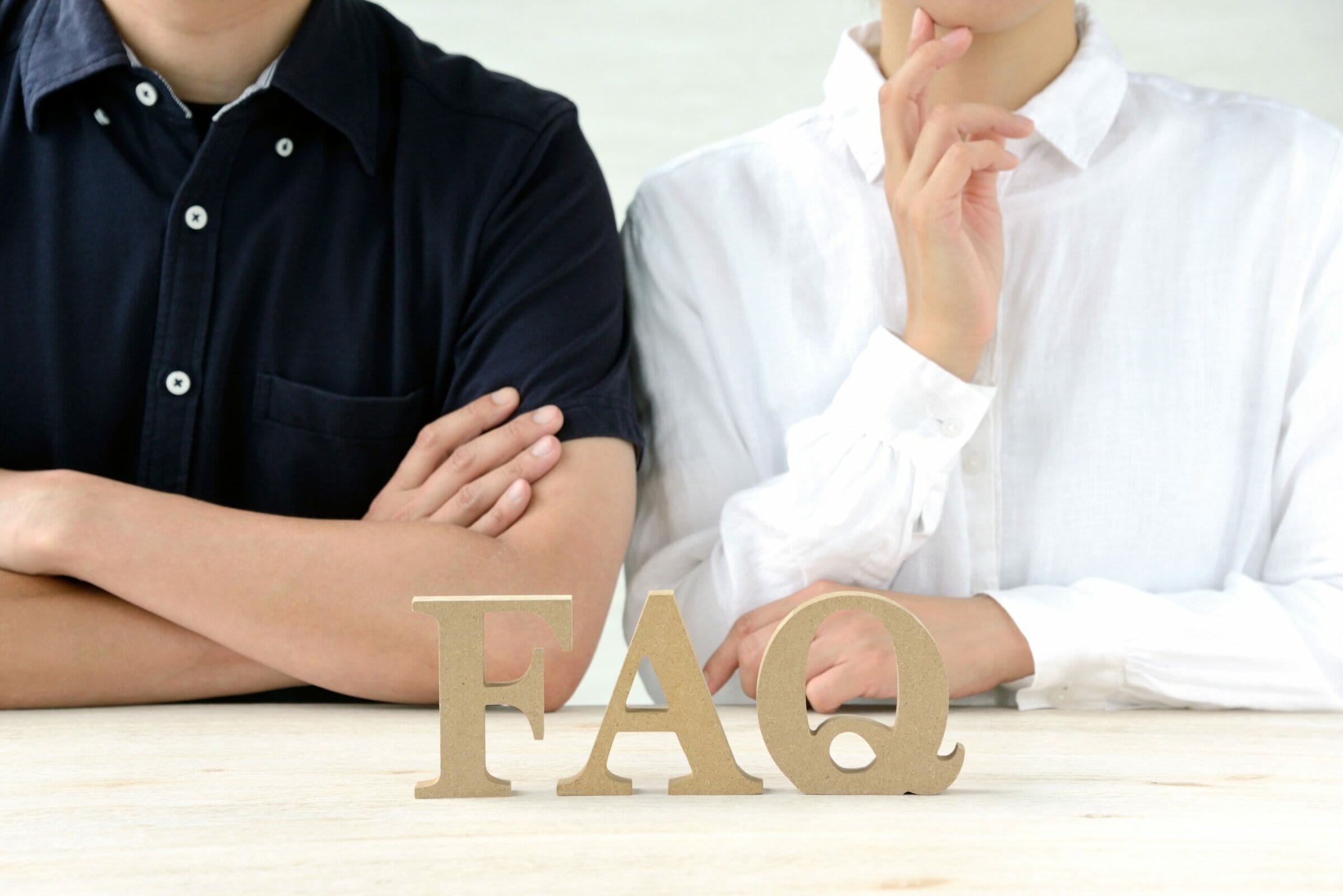 FAQ image for divorcing couples