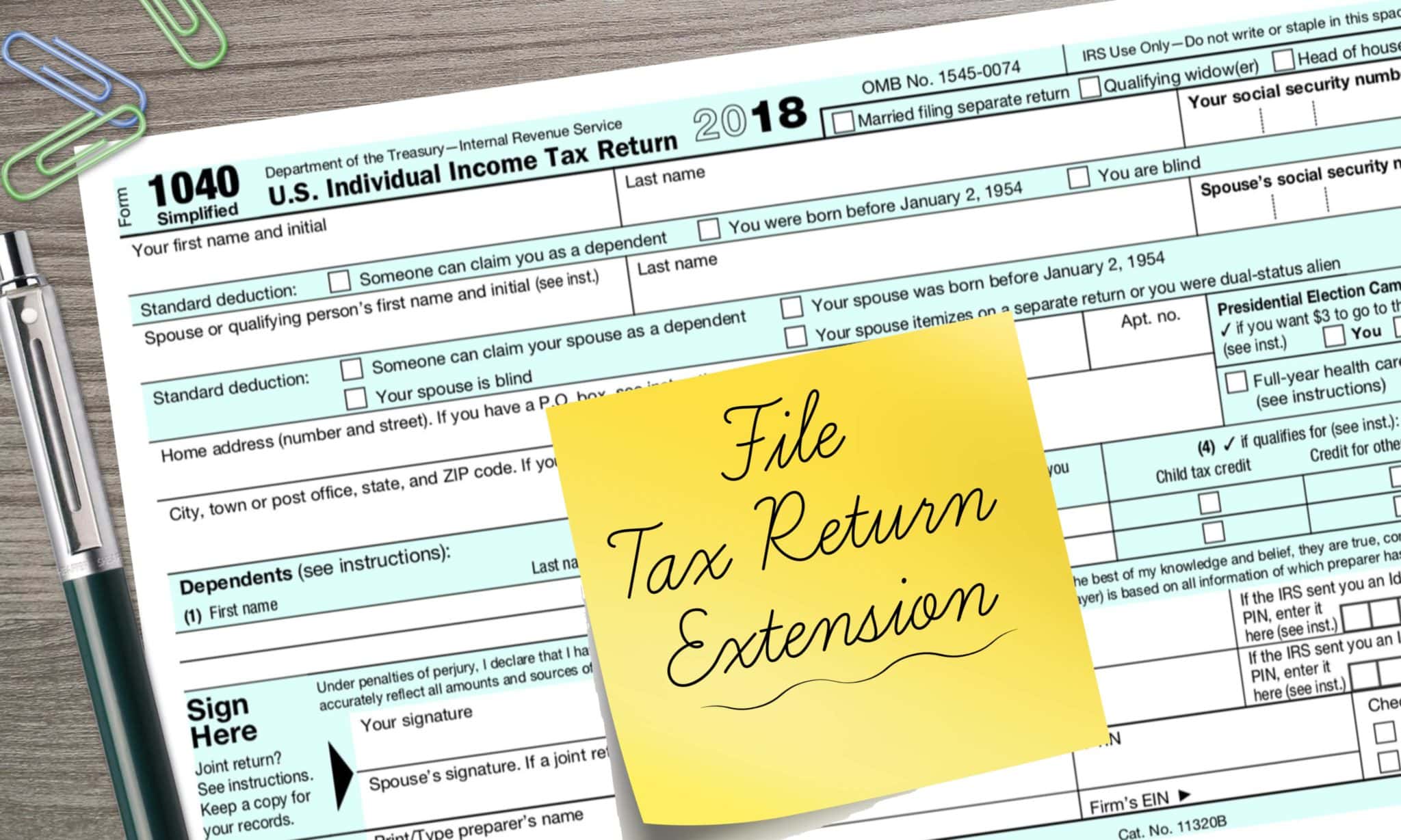 tax return extension