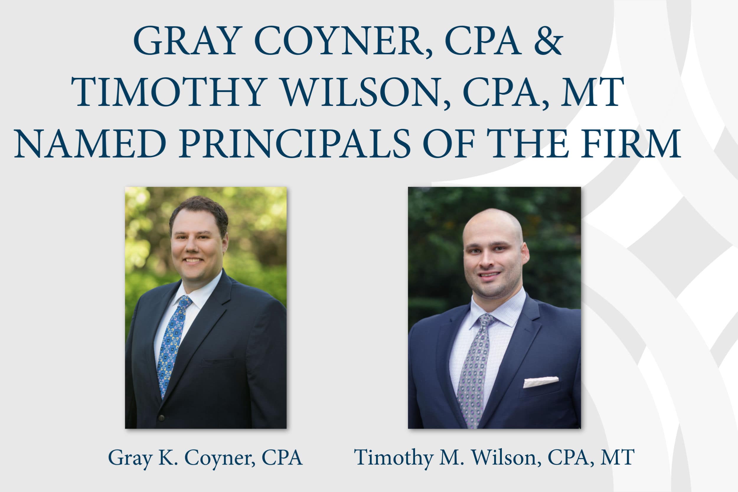 Principles of the Firm announcement