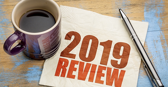 2019 Review on a napkin