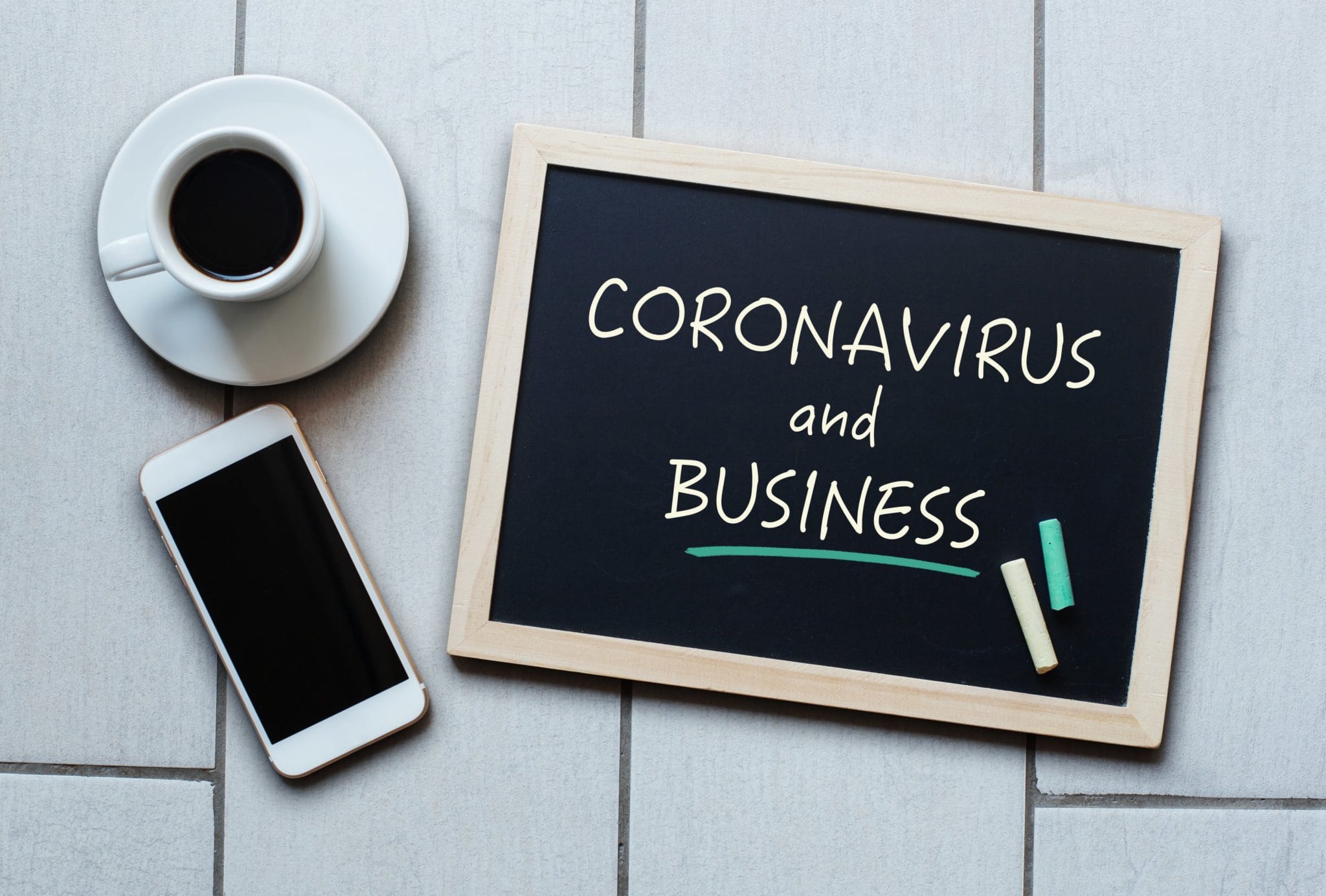 Coronavirus and Business poster