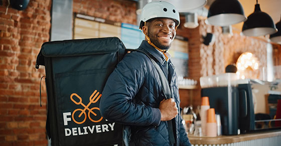 food delivery guy