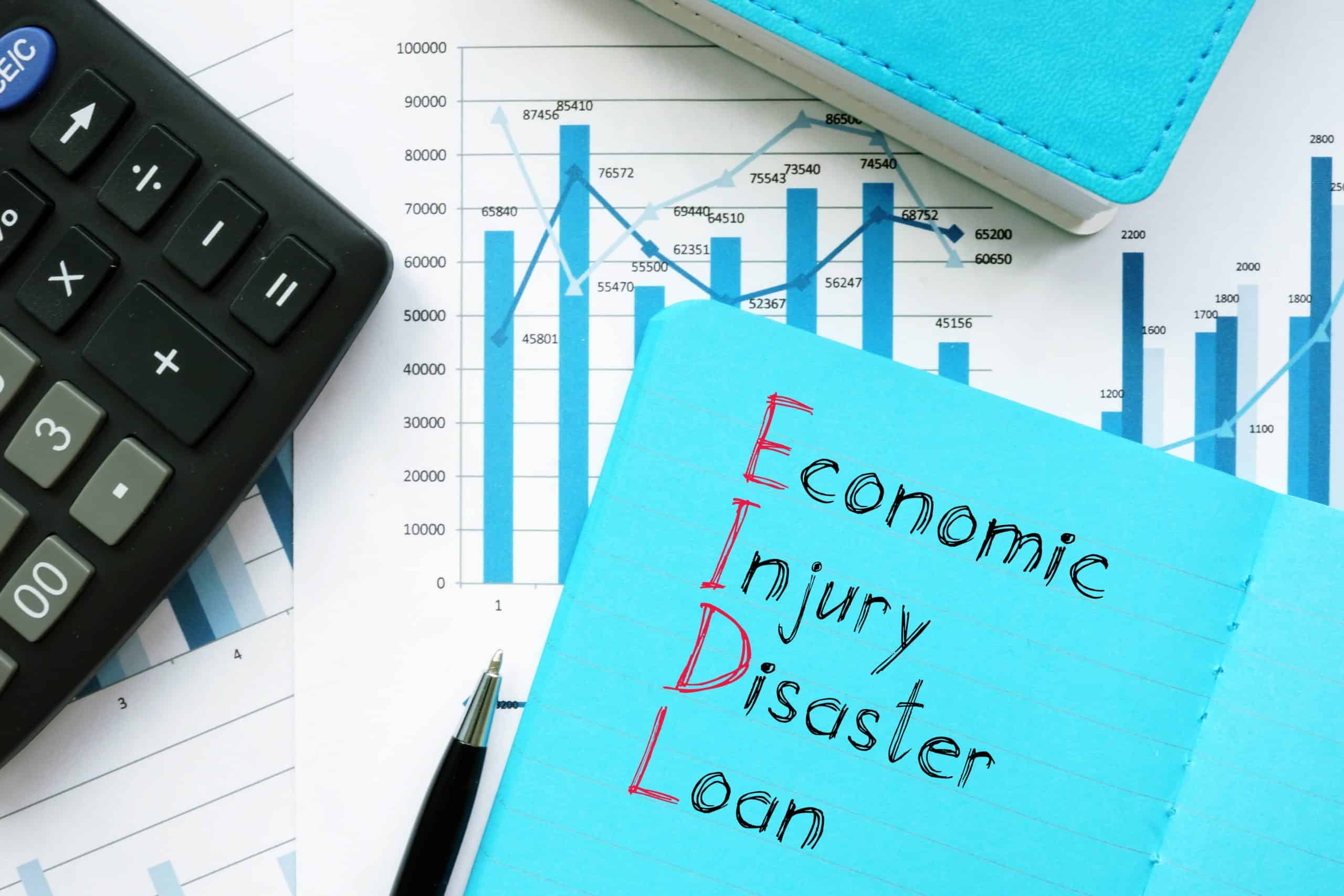 economic injury disaster loan concept