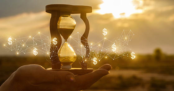 The concept of time and the new financial ideas.