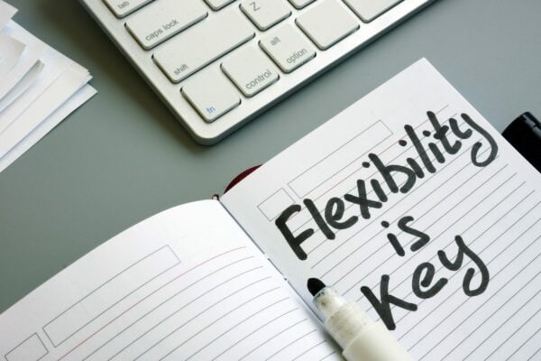 flexibility is key on note