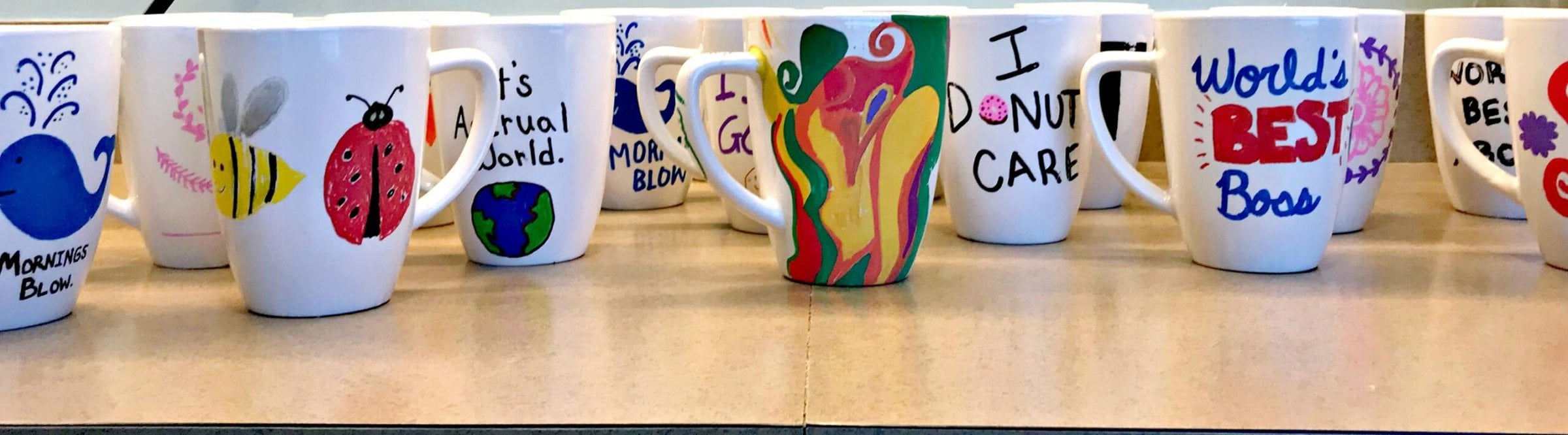 Custom hand made mugs