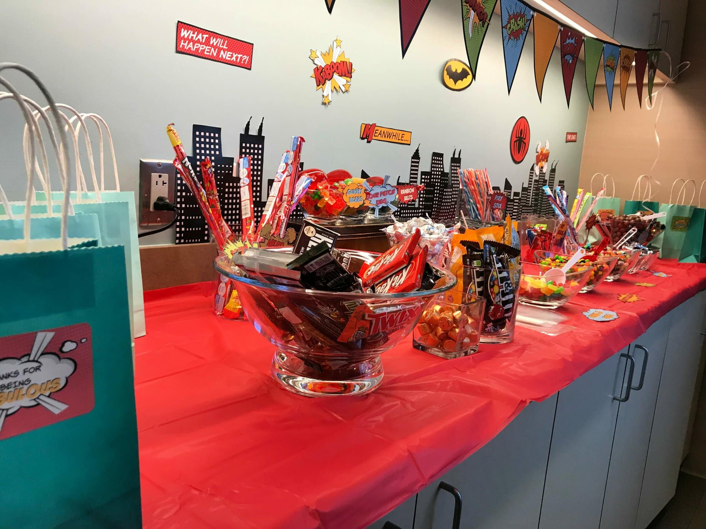 Candy bar at a work event