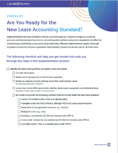 Lease Crunch Checklist PDF Cover