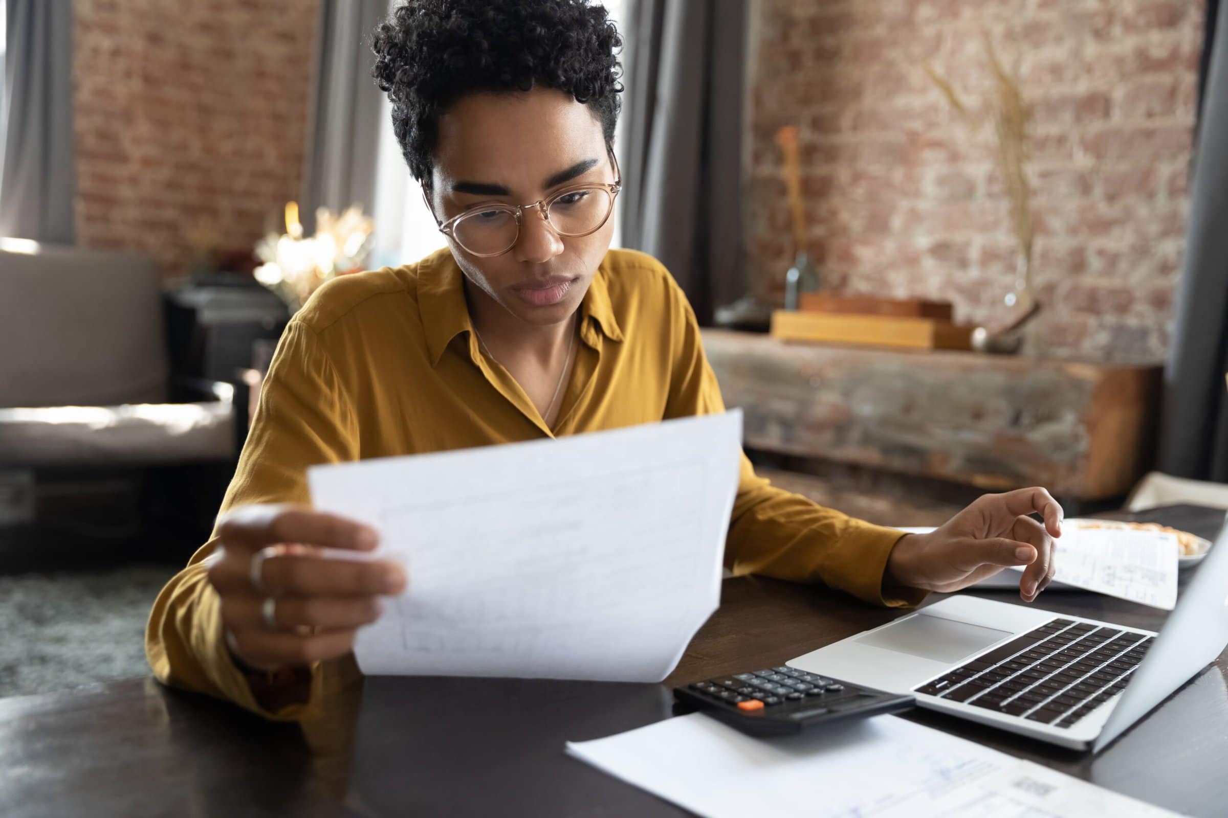 woman paying tax online