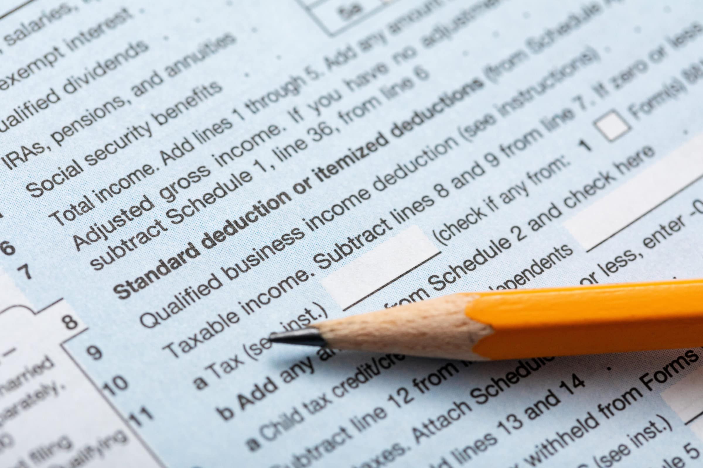 Series with current 2018 1040 tax forms.