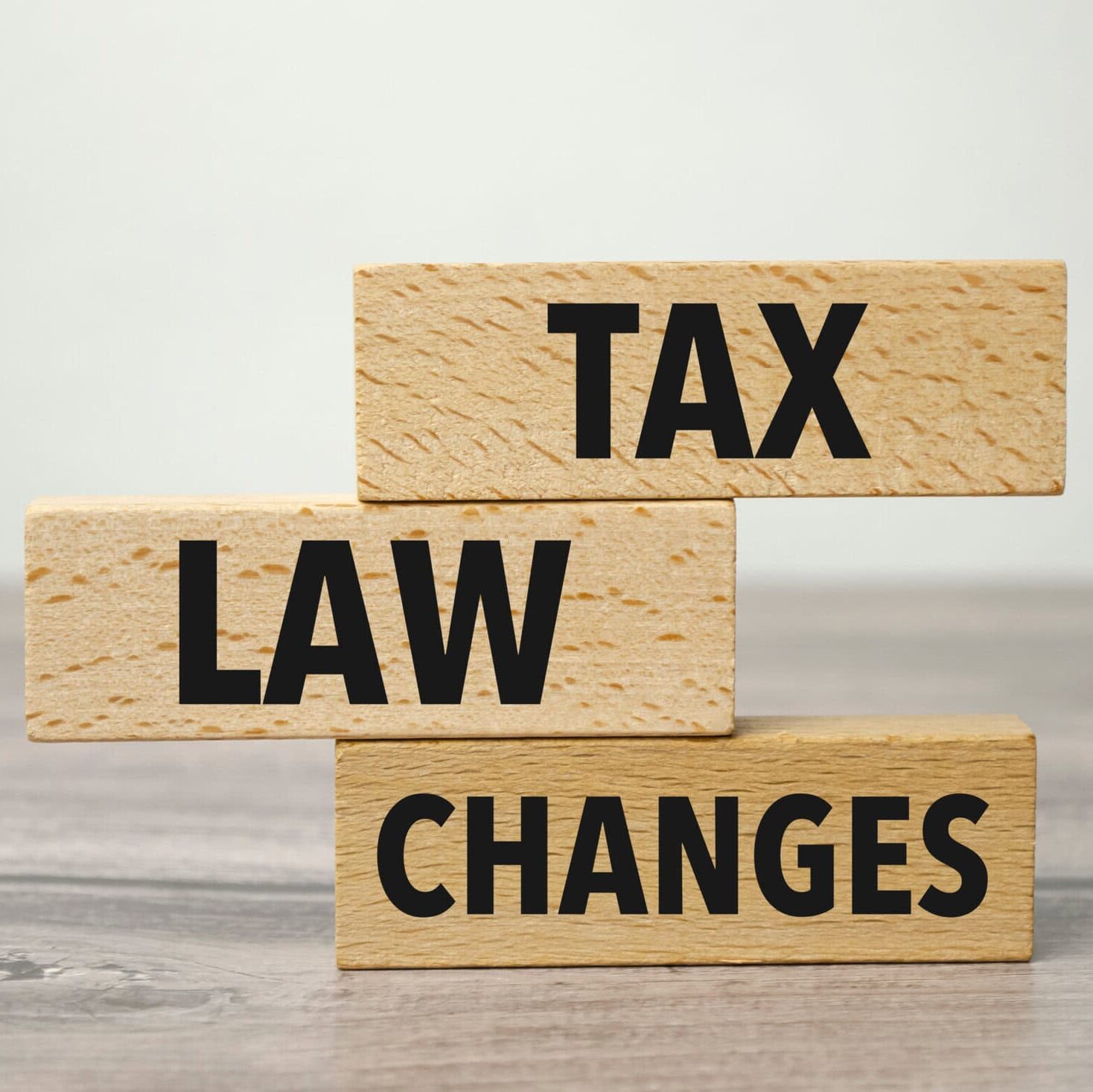 tax law changes , business, financial concept. For business planning