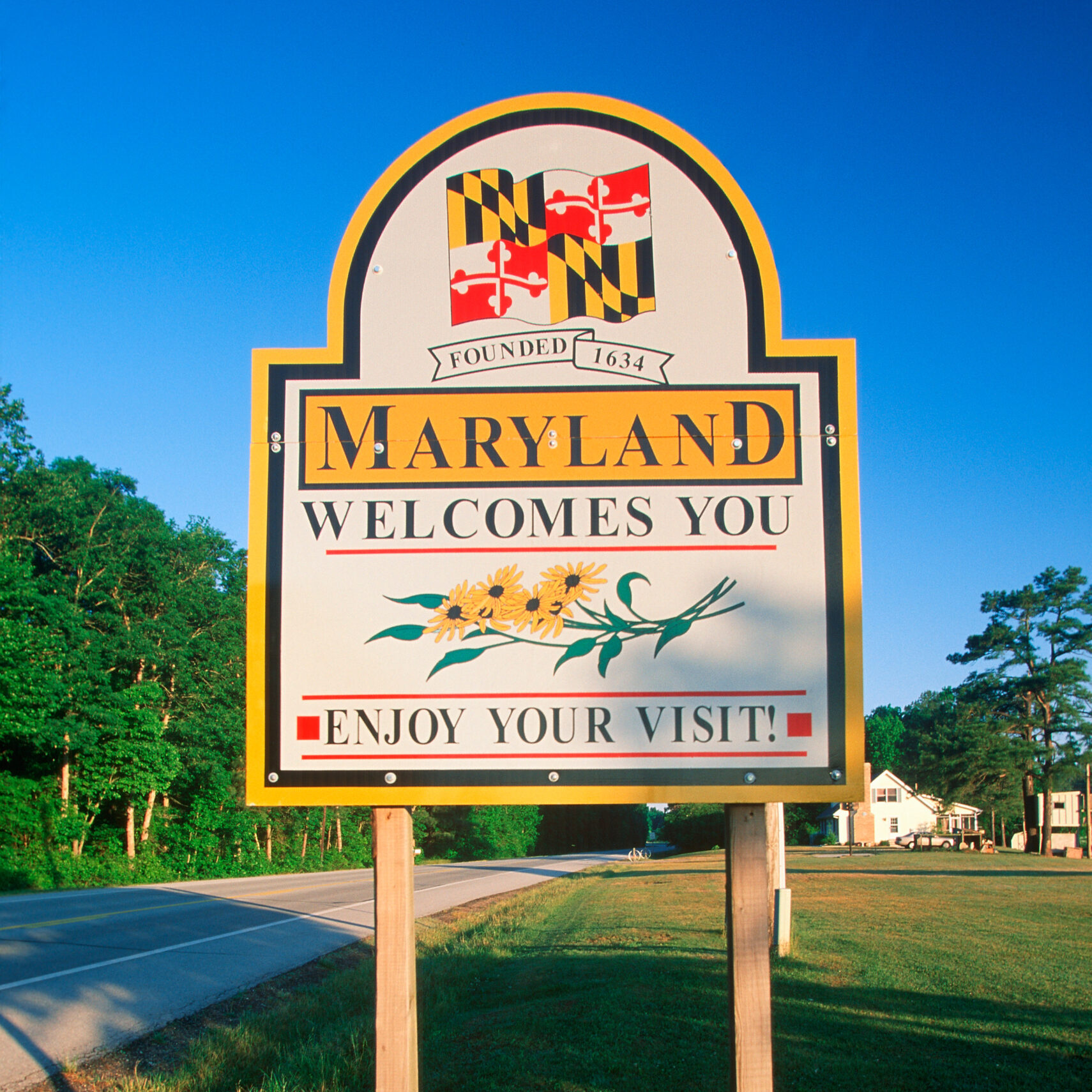 Welcome to Maryland Sign
